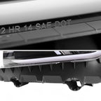 2014-2015 Chevrolet Camaro 5th Gen LED Strip Projector Headlights w/ Sequential Turn Signal Lights (Glossy Black Housing / Clear Lens)