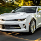 2014-2015 Chevrolet Camaro 5th Gen LED Strip D2H Xenon Projector Headlights w/ Sequential Turn Signal Lights (Black Housing / Clear Lens)