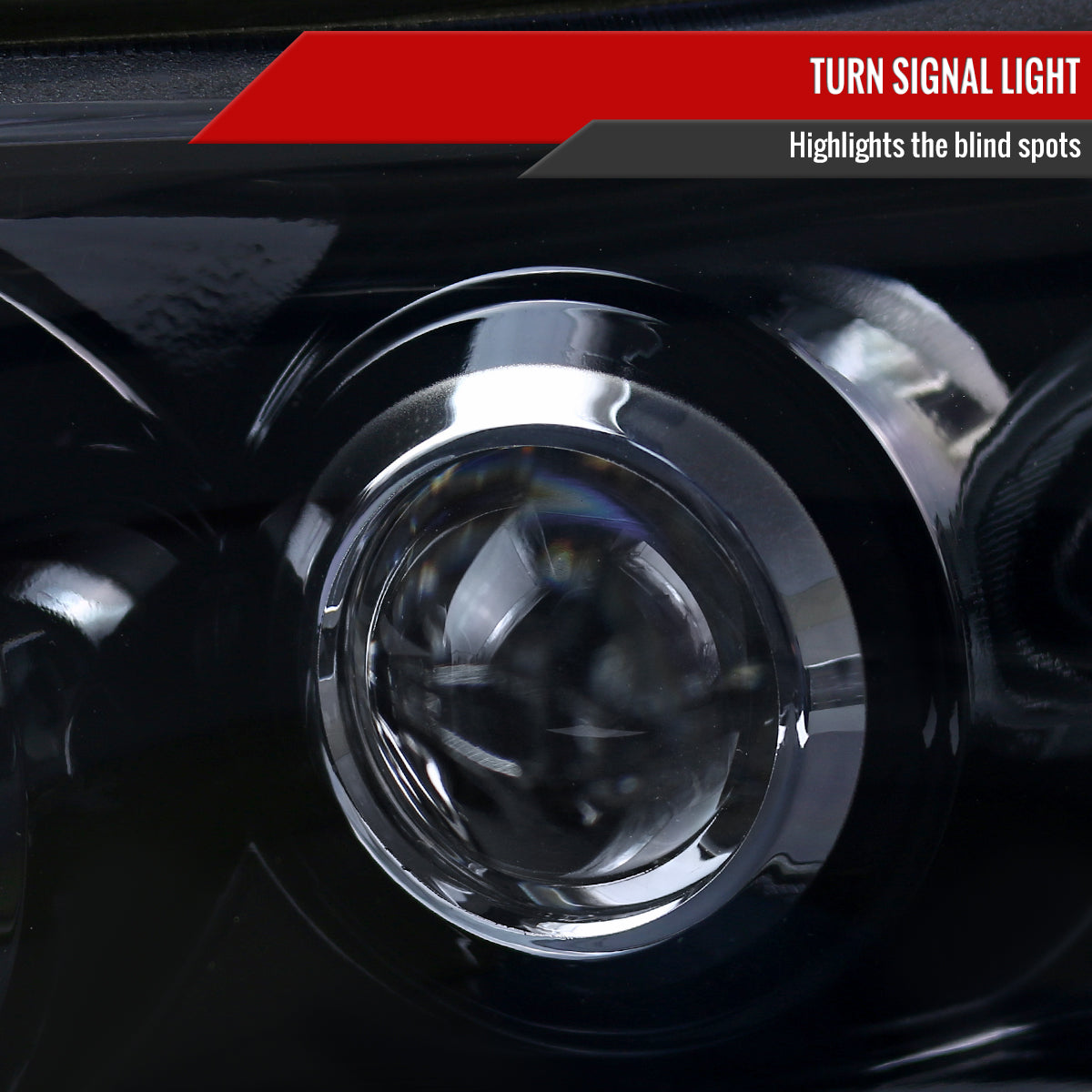 1998-2002 Chevrolet Camaro 4th Gen Dual Halo Projector Headlights (Glossy Black Housing / Smoked Lens)