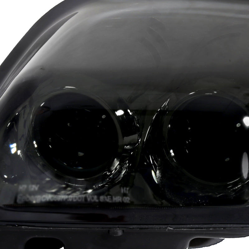 1997-2004 Chevrolet Corvette C5 H7 Projector Headlights (Chrome Housing / Smoked Lens)