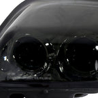 1997-2004 Chevrolet Corvette C5 H7 Projector Headlights (Chrome Housing / Smoked Lens)