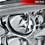 2008-2009 Pontiac G8 LED Bar Projector Headlights (Chrome Housing / Clear Lens)