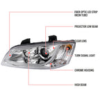 2008-2009 Pontiac G8 LED Bar Projector Headlights (Chrome Housing / Clear Lens)