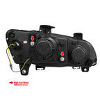 2008-2009 Pontiac G8 LED Bar Projector Headlights (Chrome Housing / Clear Lens)