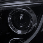 2008-2009 Pontiac G8 LED Bar Projector Headlights (Glossy Black Housing / Smoked Lens)