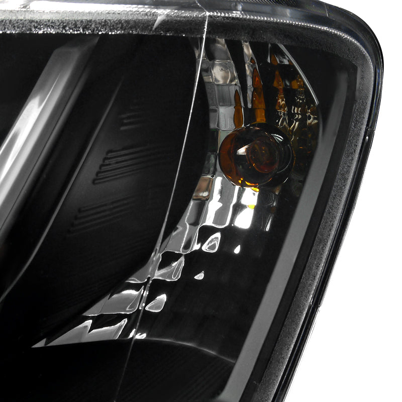 2008-2009 Pontiac G8 LED Bar Projector Headlights (Matte Black Housing / Clear Lens)