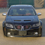 2008-2009 Pontiac G8 LED Bar Projector Headlights (Matte Black Housing / Clear Lens)