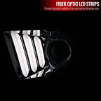 2005-2009 Ford Mustang S197 LED Bar Projector Headlights (Chrome Housing / Clear Lens)