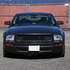 2005-2009 Ford Mustang S197 LED Bar Projector Headlights (Chrome Housing / Clear Lens)
