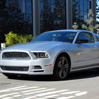 2010-2014 Ford Mustang S197 Dual Halo Projector Headlights (Jet Black Housing / Clear Lens)