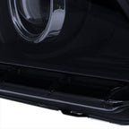 2010-2014 Ford Mustang S197 LED Bar Projector Headlights w/ Sequential Turn Signals (Glossy Black Housing / Smoked Lens)