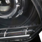 2010-2014 Ford Mustang S197 Retrofit Style Projector Headlights (Matte Black Housing / Clear Lens)