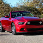 2010-2014 Ford Mustang S197 Dual Halo Projector Headlights (Matte Black Housing / Clear Lens)