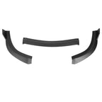 2015-2021 Chrysler 300 Matte Black 3PC Front Bumper Lip Splitter Kit