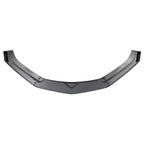 2016-2018 Chevrolet Camaro 6th Gen Glossy Black Polypropylene 3PC Front Bumper Lip Set
