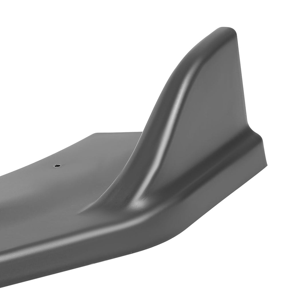 2016-2018 Chevrolet Camaro 6th Gen Matte Black Polypropylene 3PC Front Bumper Lip Set