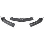 2016-2018 Chevrolet Camaro 6th Gen Matte Black Polypropylene 3PC Front Bumper Lip Set