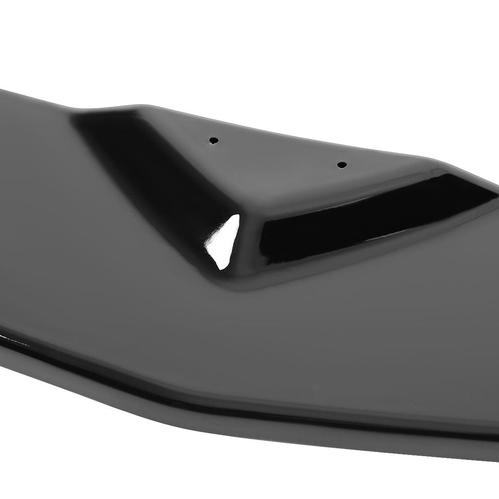 2016-2018 Chevrolet Camaro 6th Gen Glossy Black Polypropylene 3PC Front Bumper Lip Set