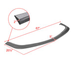 2015-2021 Dodge Challenger SXT Matte Black 3PC Front Bumper Lip Splitter Kit
