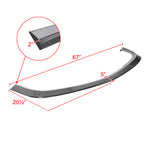 2015-2021 Dodge Challenger SXT Glossy Black 3PC Front Bumper Lip Splitter Kit