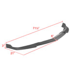 2011-2014 Dodge Charger LD Matte Black 3PC Front Bumper Lip Splitter Kit