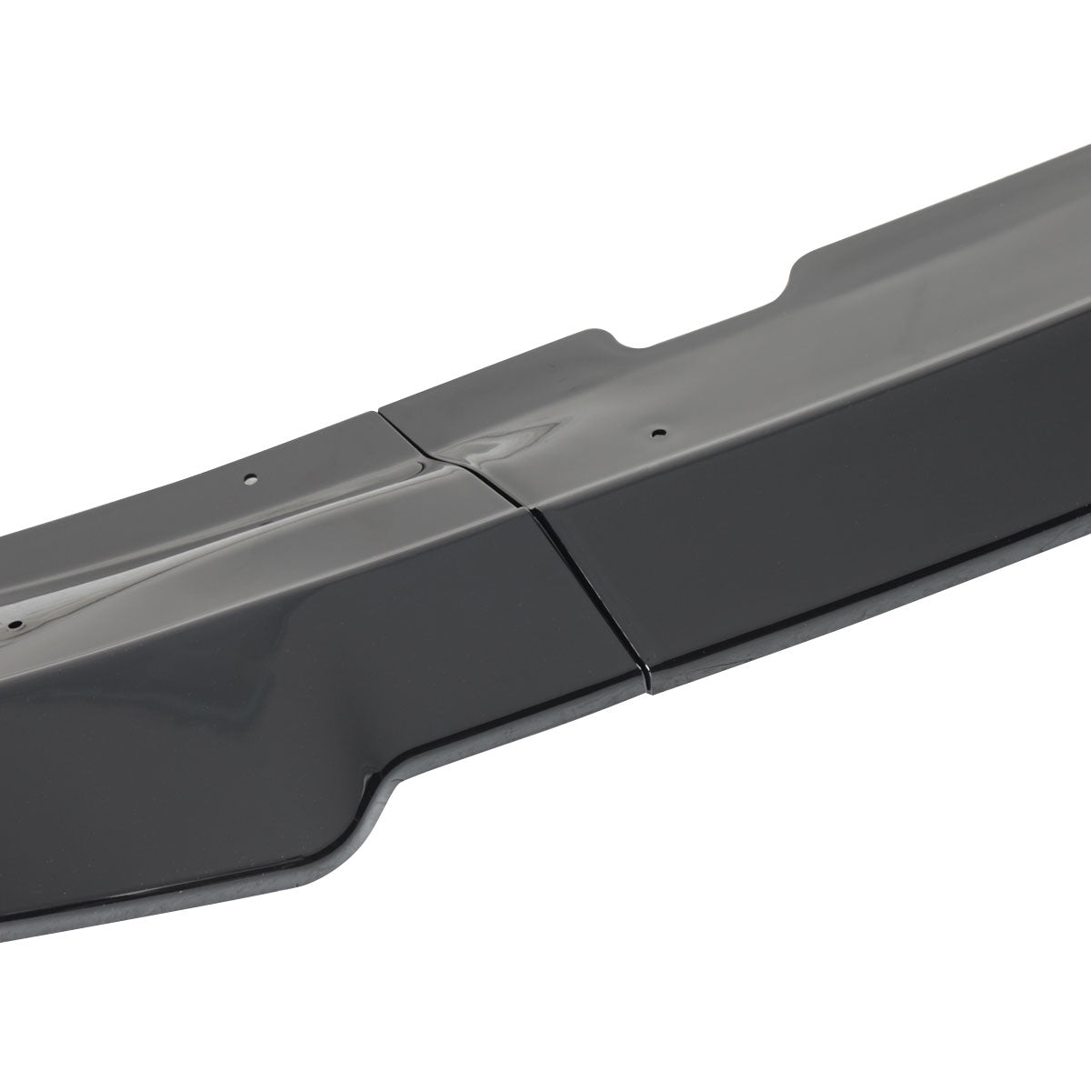 2011-2014 Dodge Charger LD Glossy Black 3PC Front Bumper Lip Splitter Kit