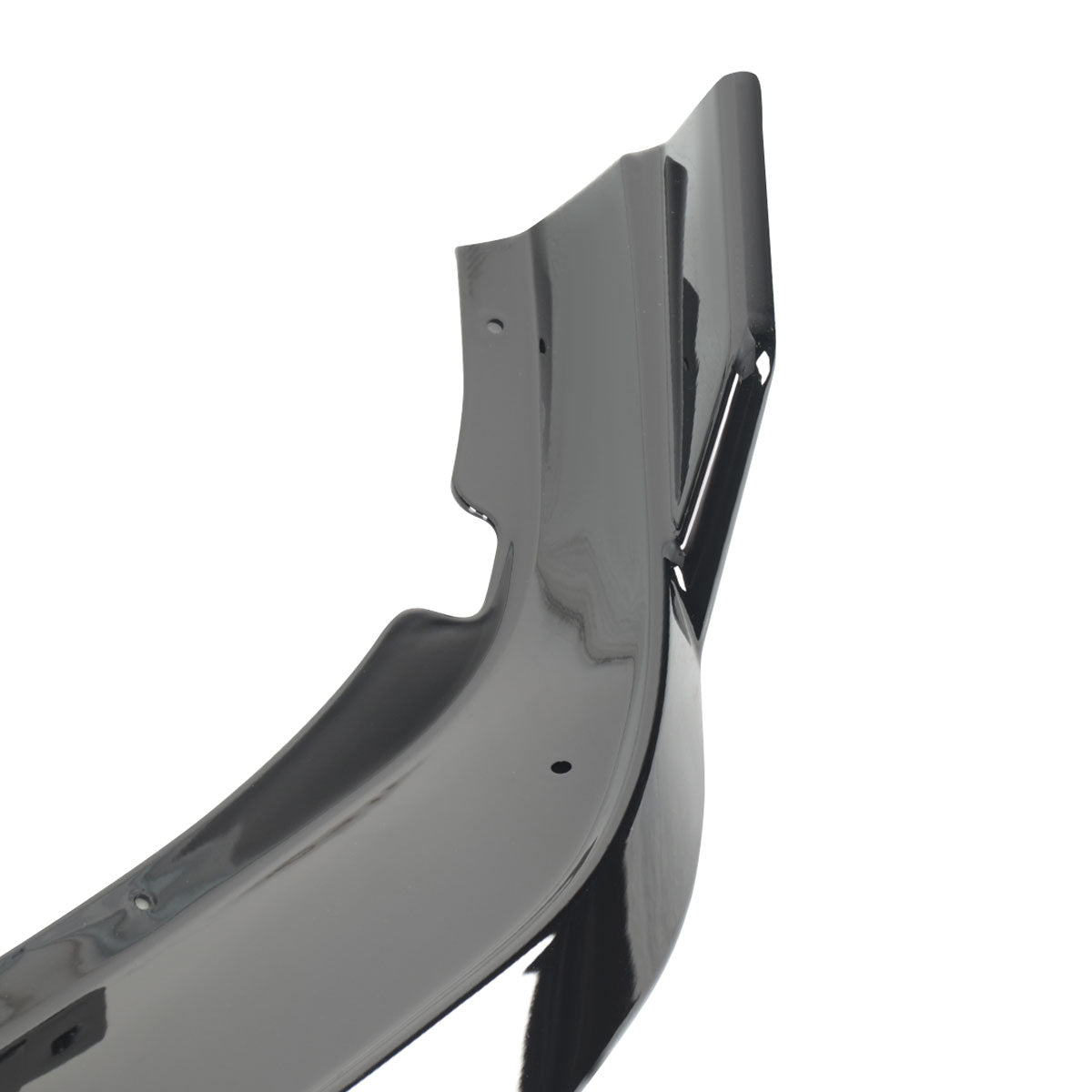 2011-2014 Dodge Charger LD Glossy Black 3PC Front Bumper Lip Splitter Kit