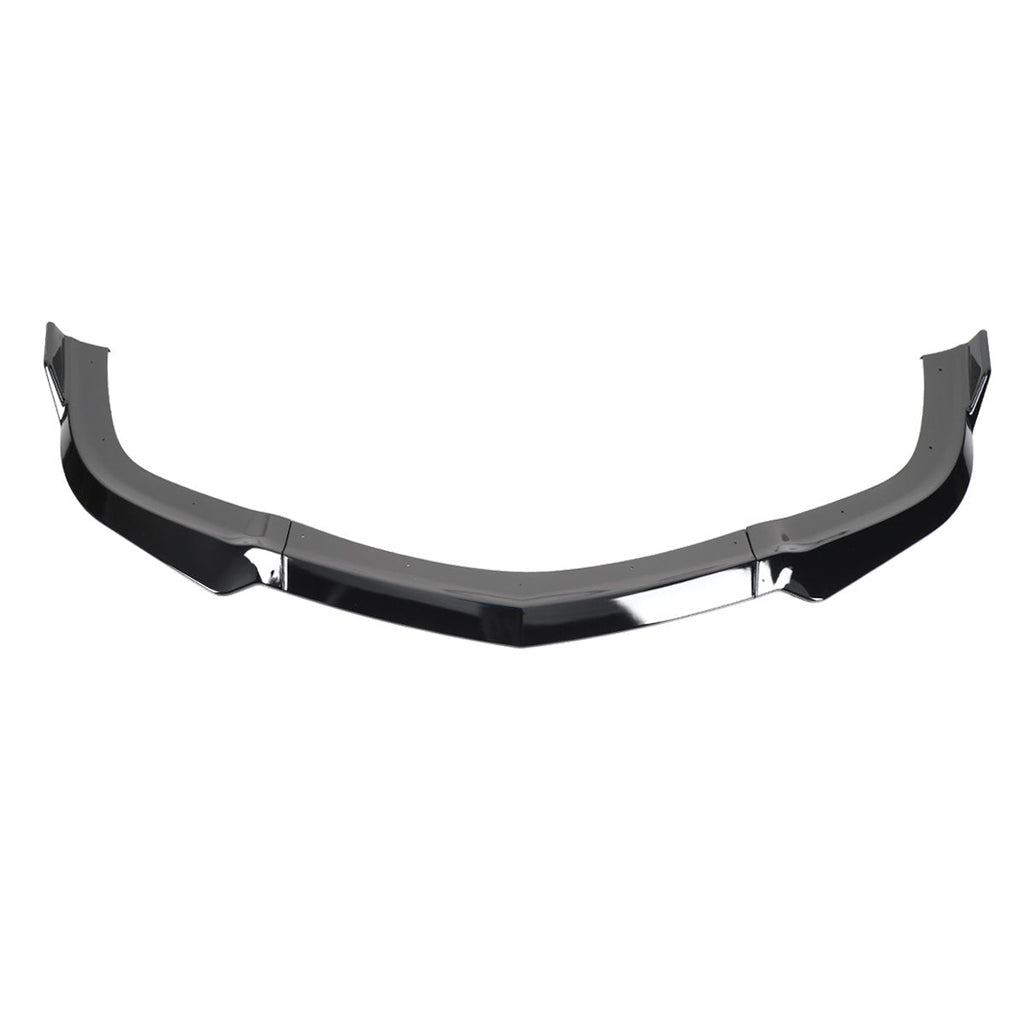 2011-2014 Dodge Charger LD SRT8 Glossy Black 3PC Front Bumper Lip Splitter Kit