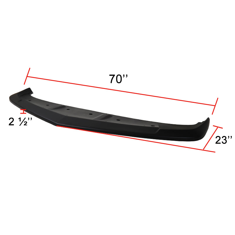 2014-2015 Chevrolet Camaro 5th Gen Black Polypropylene A Style Bumper Lip