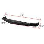 2014-2015 Chevrolet Camaro 5th Gen Black Polypropylene A Style Bumper Lip
