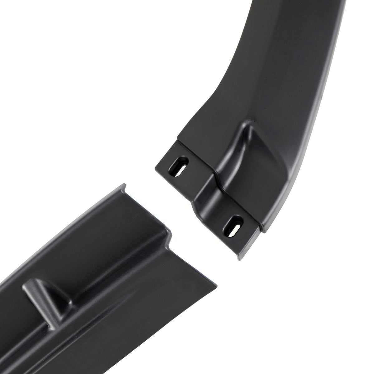 2013-2014 Ford Mustang S197 Matte Black 3PC Front Bumper Lip Splitter Kit