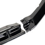 2013-2014 Ford Mustang S197 Glossy Black 3PC Front Bumper Lip Splitter Kit