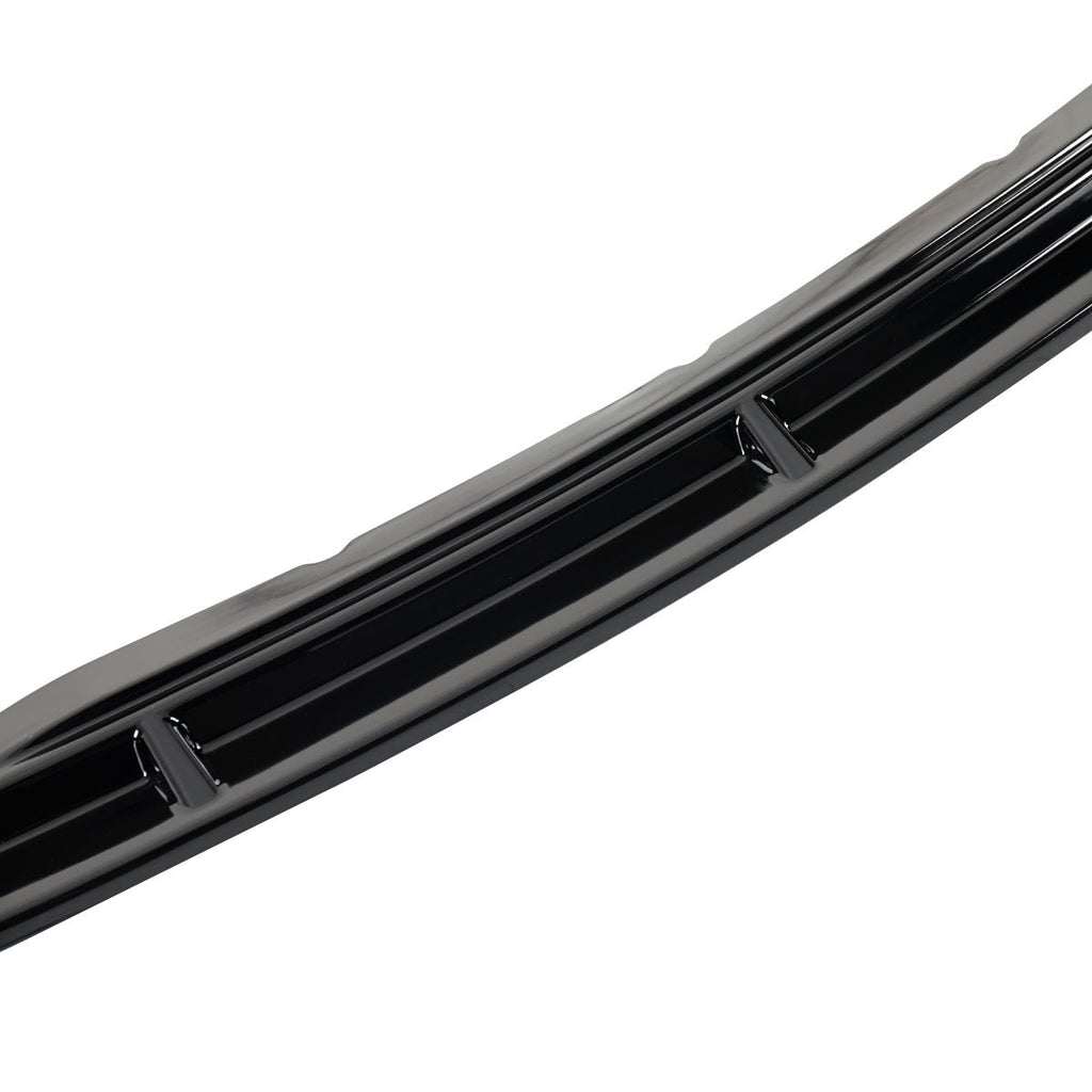 2013-2014 Ford Mustang S197 Glossy Black 3PC Front Bumper Lip Splitter Kit