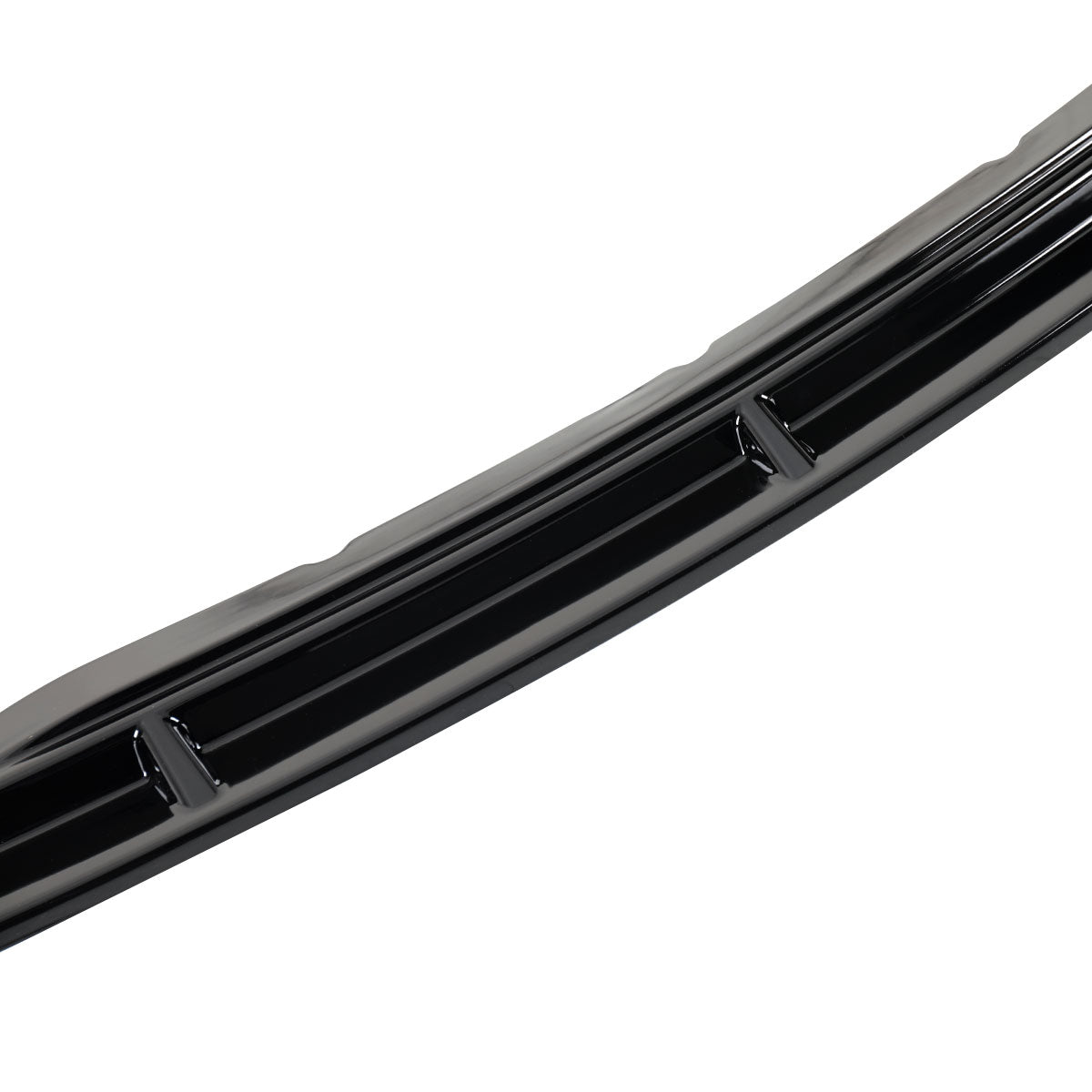2013-2014 Ford Mustang S197 Glossy Black 3PC Front Bumper Lip Splitter Kit