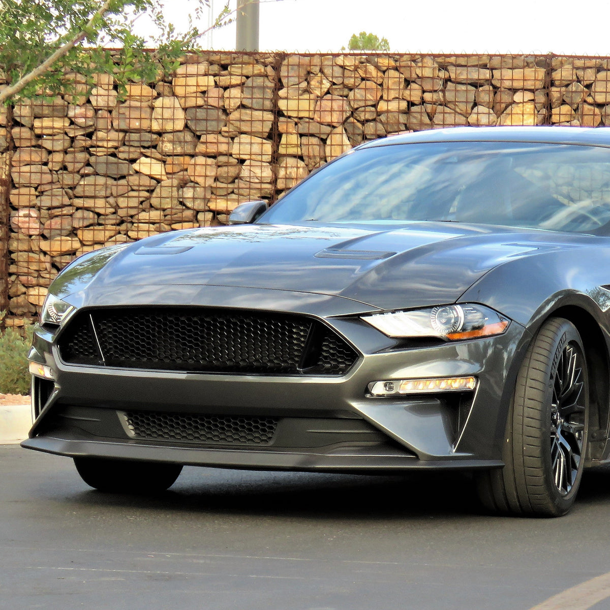2018-2019 Ford Mustang S550 GT/EcoBoost Polypropylene GT Style Bumper Lip