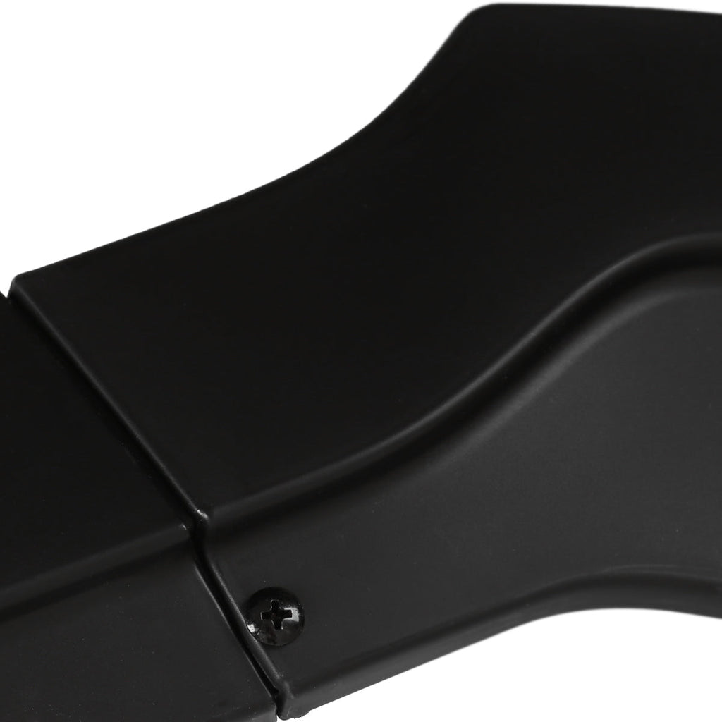 2015-2017 Ford Mustang S550 Matte Black Polypropylene 3PC Bumper Lip