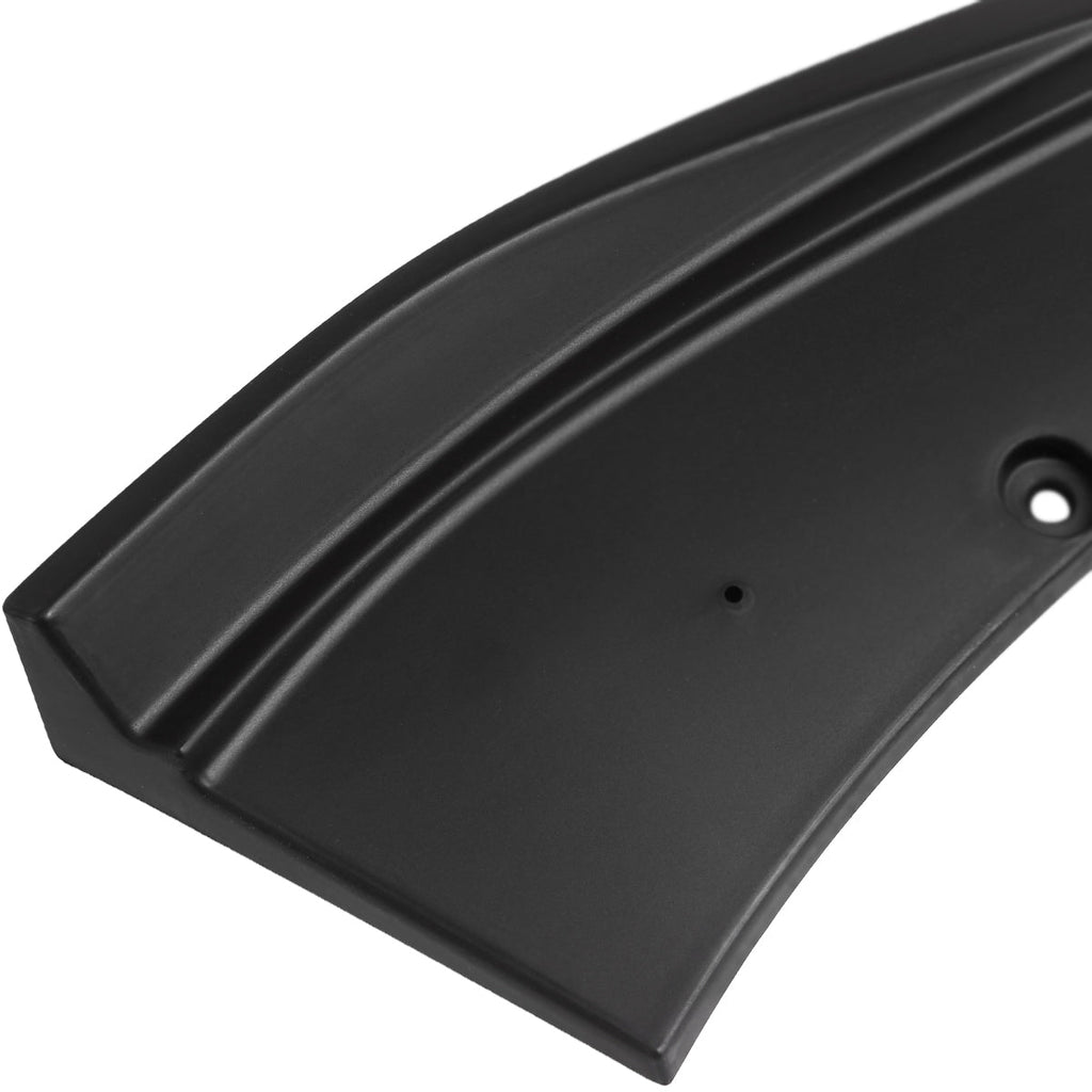 2015-2017 Ford Mustang S550 Matte Black Polypropylene 3PC Bumper Lip