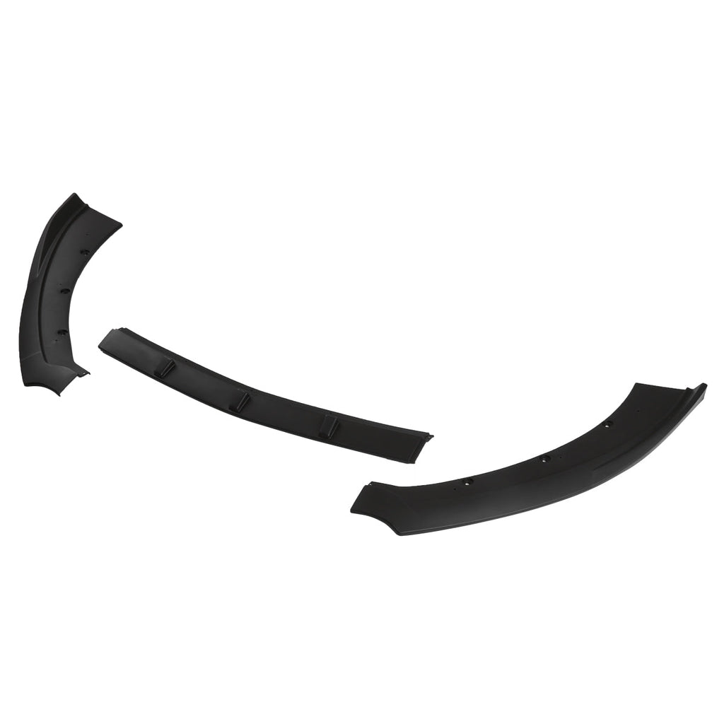 2015-2017 Ford Mustang S550 Matte Black Polypropylene 3PC Bumper Lip