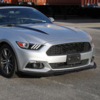 2015-2017 Ford Mustang S550 Matte Black Polypropylene 3PC Bumper Lip