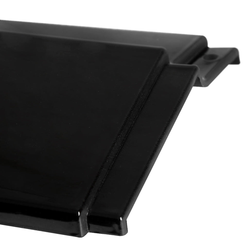 2015-2017 Ford Mustang S550 Glossy Black Polypropylene 3PC Bumper Lip