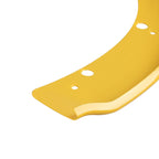 2015-2019 Dodge Charger LD SRT Glossy Yellow ABS 2PC Front Bumper Lip Splitters