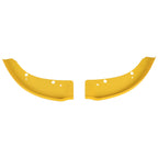2015-2019 Dodge Charger LD SRT Glossy Yellow ABS 2PC Front Bumper Lip Splitters