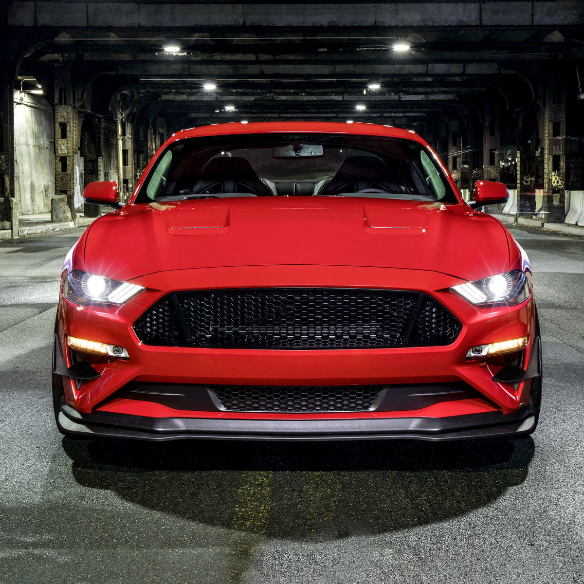 2018-2022 Ford Mustang S550 GT/EcoBoost Lower Dive Front Bumper Canards Trims