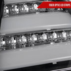 2005-2007 Chrysler 300C LED Tail Lights (Matte Black Housing / Clear Lens)