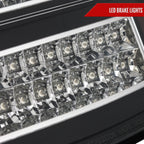 2005-2007 Chrysler 300C LED Tail Lights (Matte Black Housing / Clear Lens)