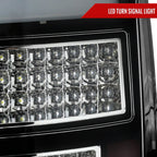 2005-2007 Chrysler 300C LED Tail Lights (Matte Black Housing / Clear Lens)
