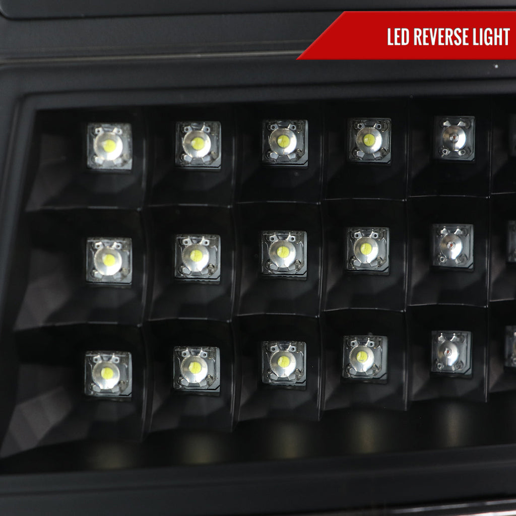 2005-2007 Chrysler 300C V2 LED Tail Lights (Matte Black Housing / Clear Lens)