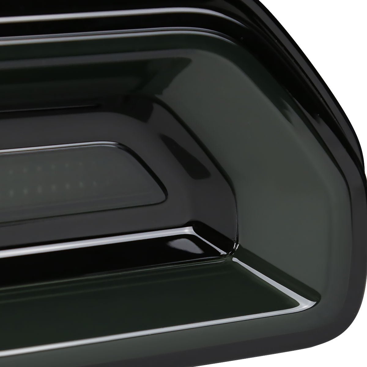 2008-2014 Dodge Challenger Sequential LED Tail Lights (Black Housing / Red Smoked Lens)