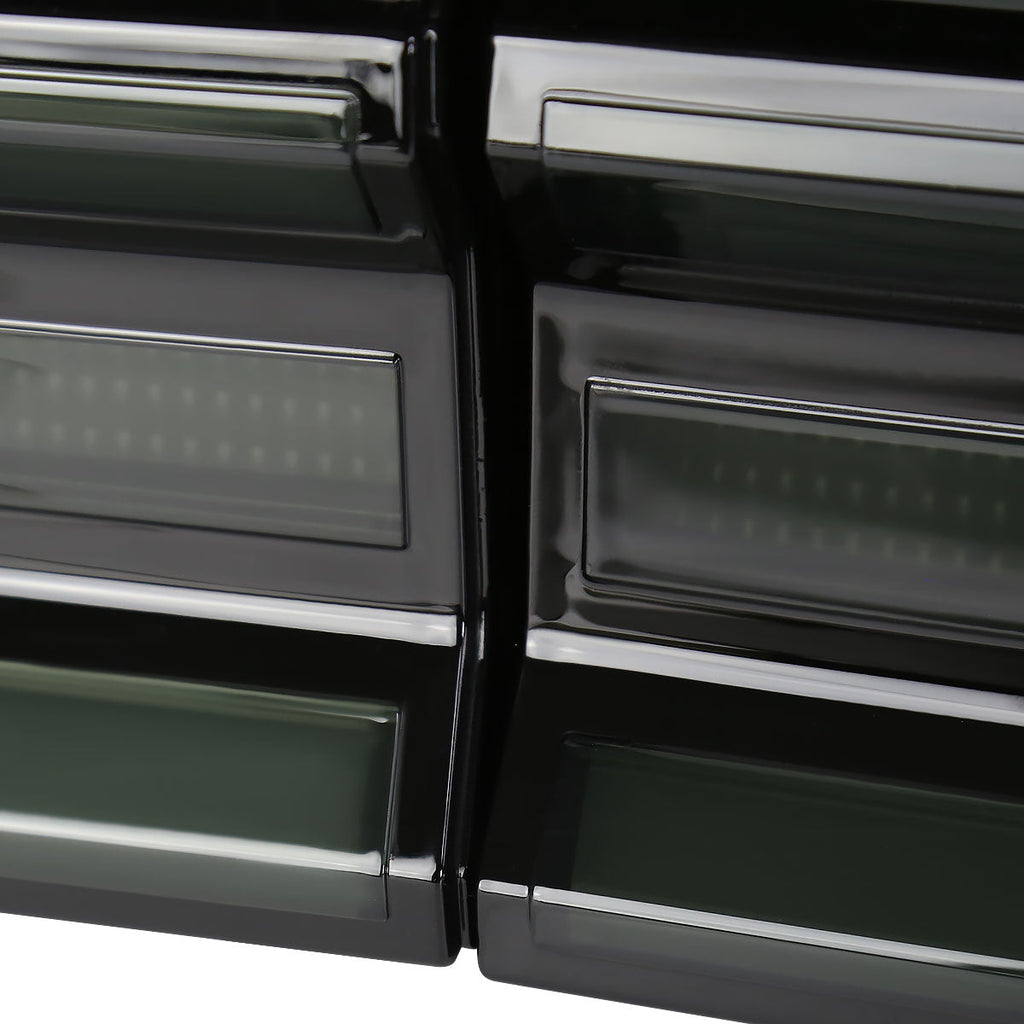 2008-2014 Dodge Challenger Sequential LED Tail Lights (Black Housing / Red Smoked Lens)
