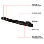 2008-2014 Dodge Challenger Sequential LED Tail Lights (Black Housing / Red Smoked Lens)